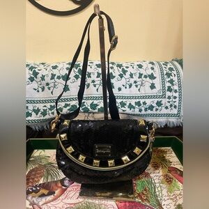 Betseyville by Betsey Johnson Black Sequin Bag